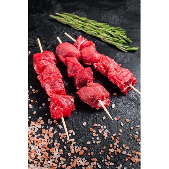 Brochette de bœuf, 500g